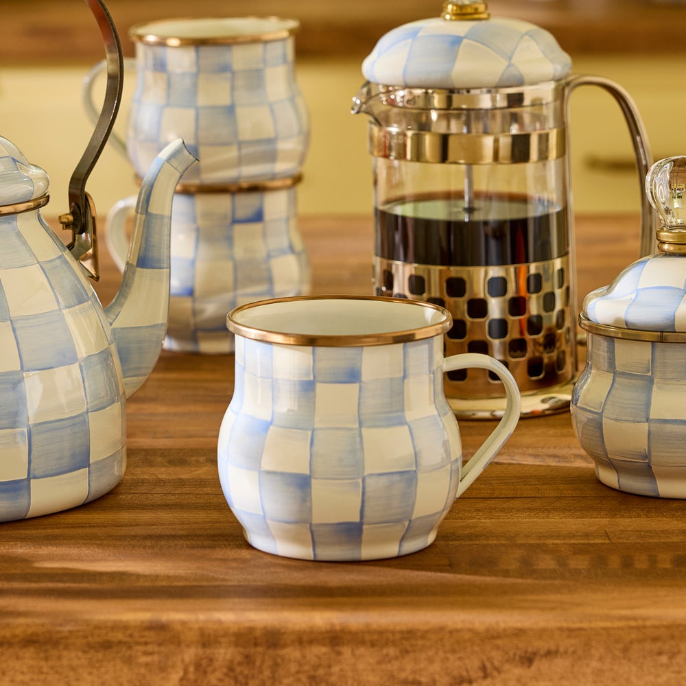 MacKenzie Childs: Sky Check Mug