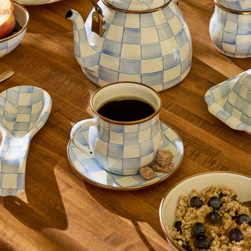 MacKenzie Childs: Sky Check Mug