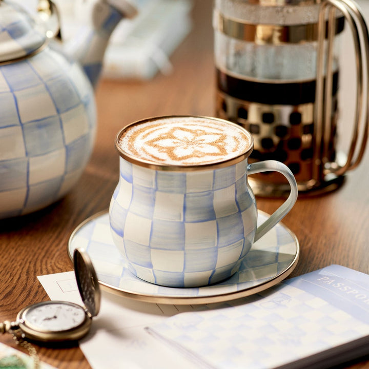 MacKenzie Childs: Sky Check Mug