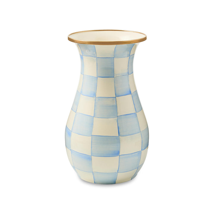 MacKenzie Childs: Sky Check Tall Vase