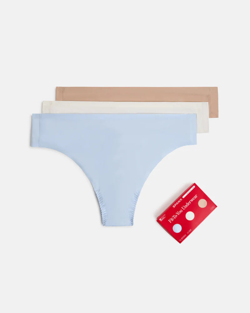 Spanx: SPANXsmooth™ Fit-To-You Thong 3-Pack Box