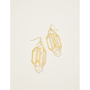 Spartina 449: Art Deco Earrings - Gold