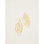 Spartina 449: Art Deco Earrings - Gold