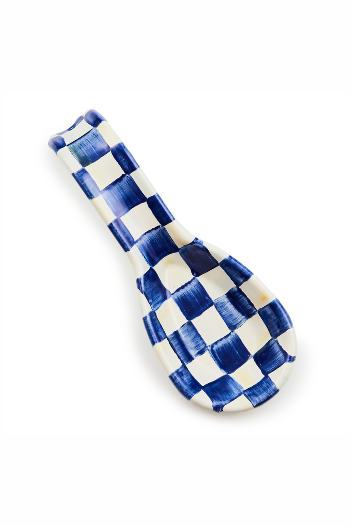 MacKenzie Childs: Royal Check Spoon Rest