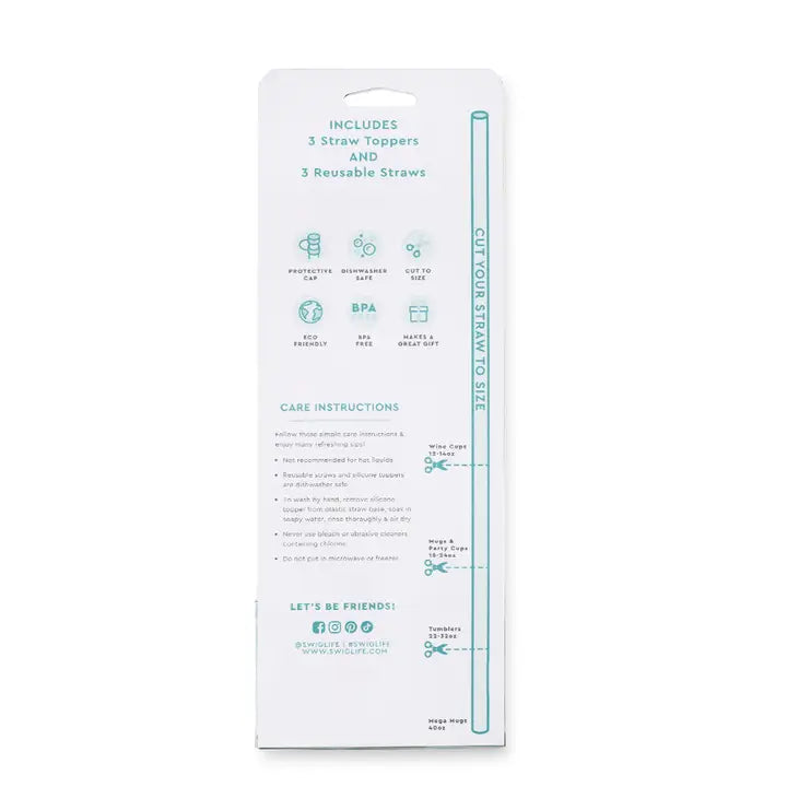 Swig: Sugar Plum Soldiers Straw Topper Set