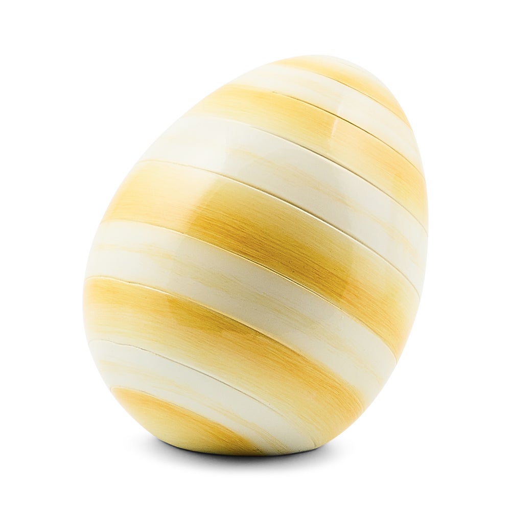 MacKenzie Childs: Sunshine Stripe Mini Egg - B Social Boutique