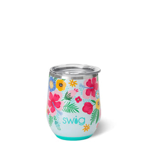 Swig: Island Bloom Stemless Wine Cup (12oz)