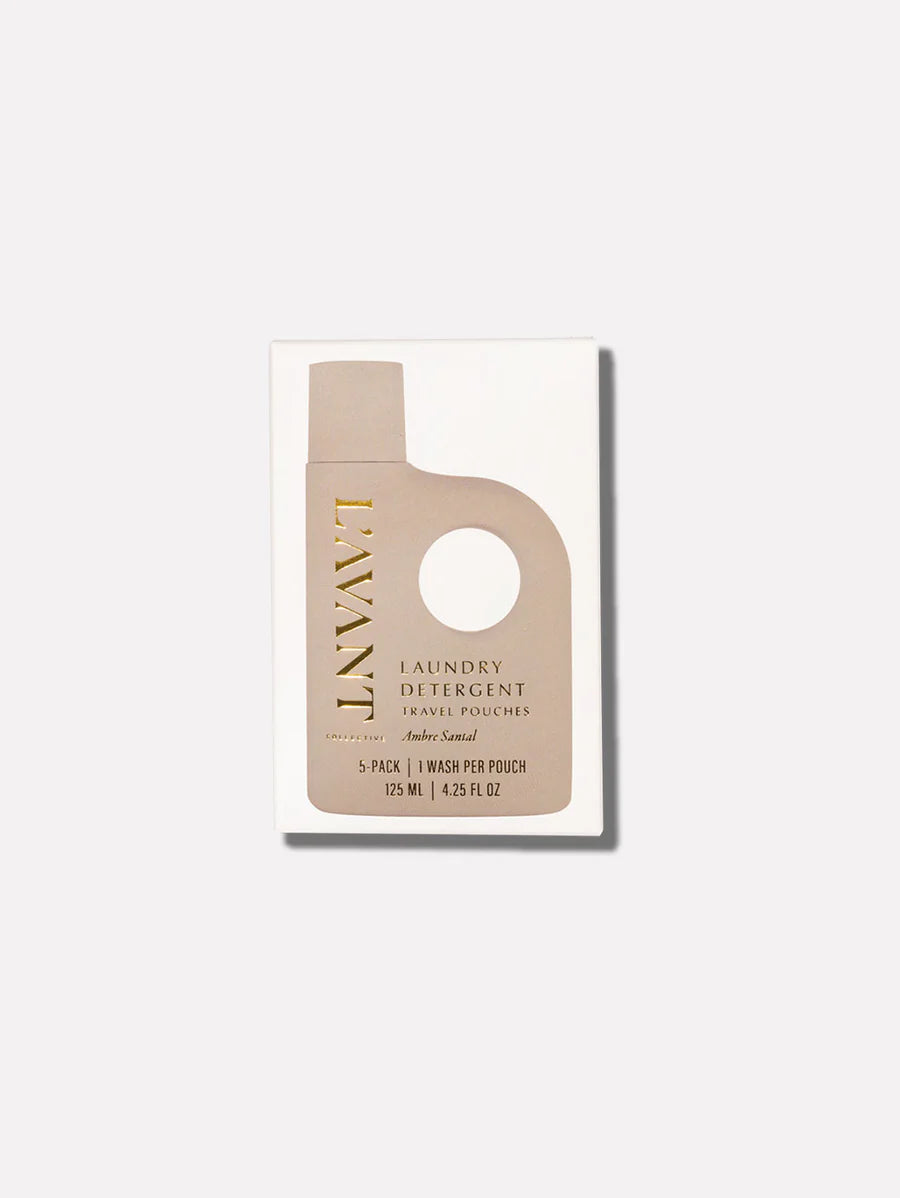 L'AVANT Collective: Laundry Detergent Travel Pack (Set of 5) - Ambre Santal