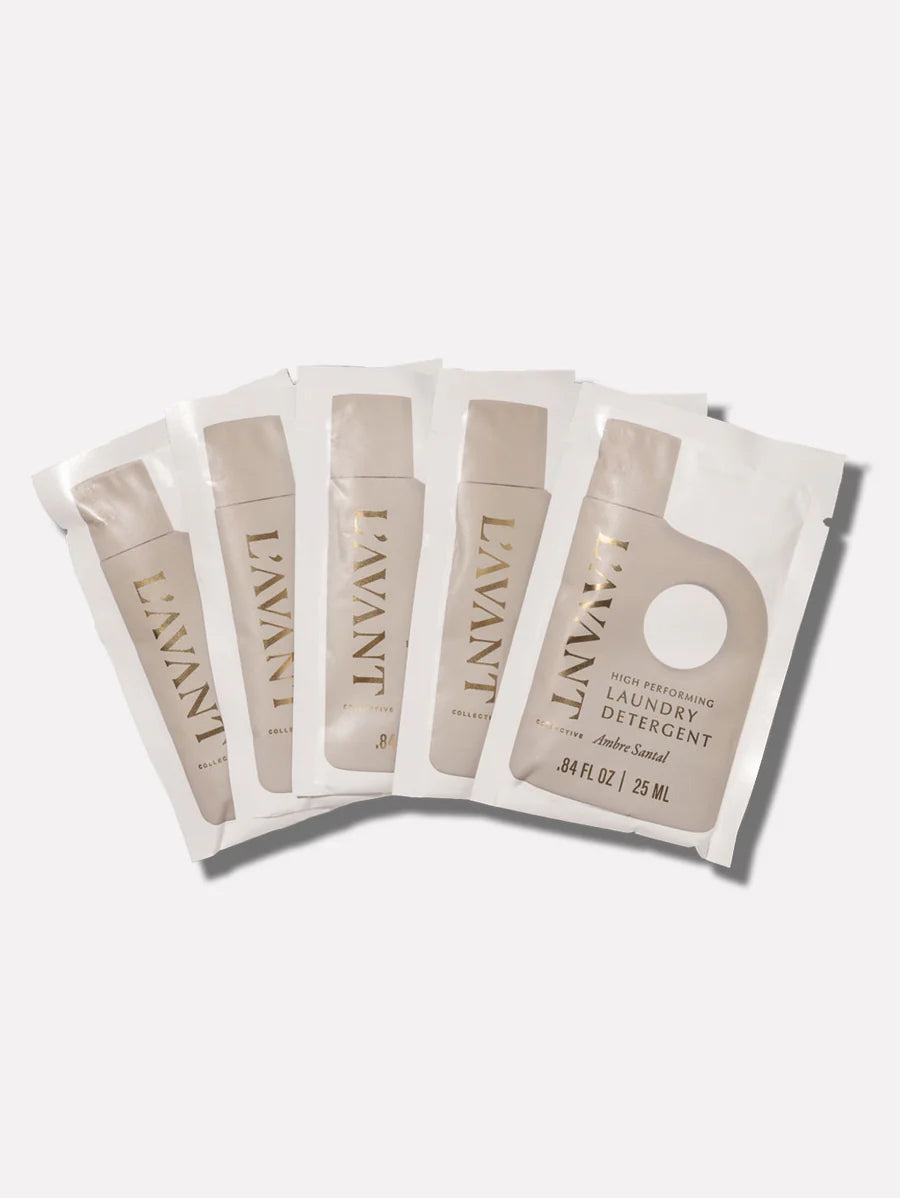 L'AVANT Collective: Laundry Detergent Travel Pack (Set of 5) - Ambre Santal