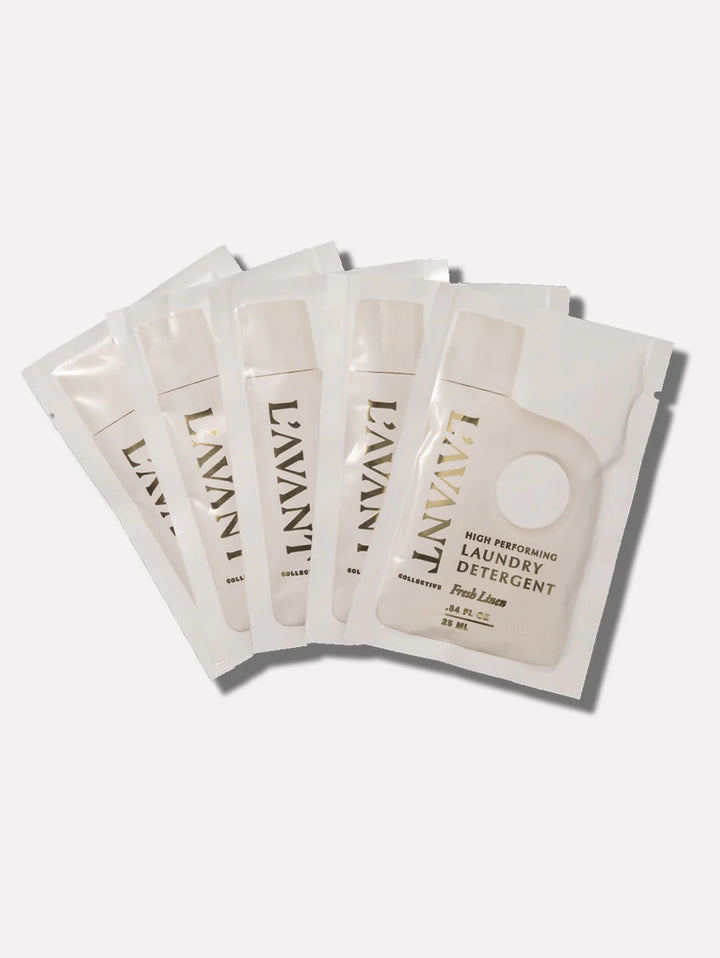 L'AVANT Collective: Laundry Detergent Travel Pack (Set of 5) - Fresh Linen