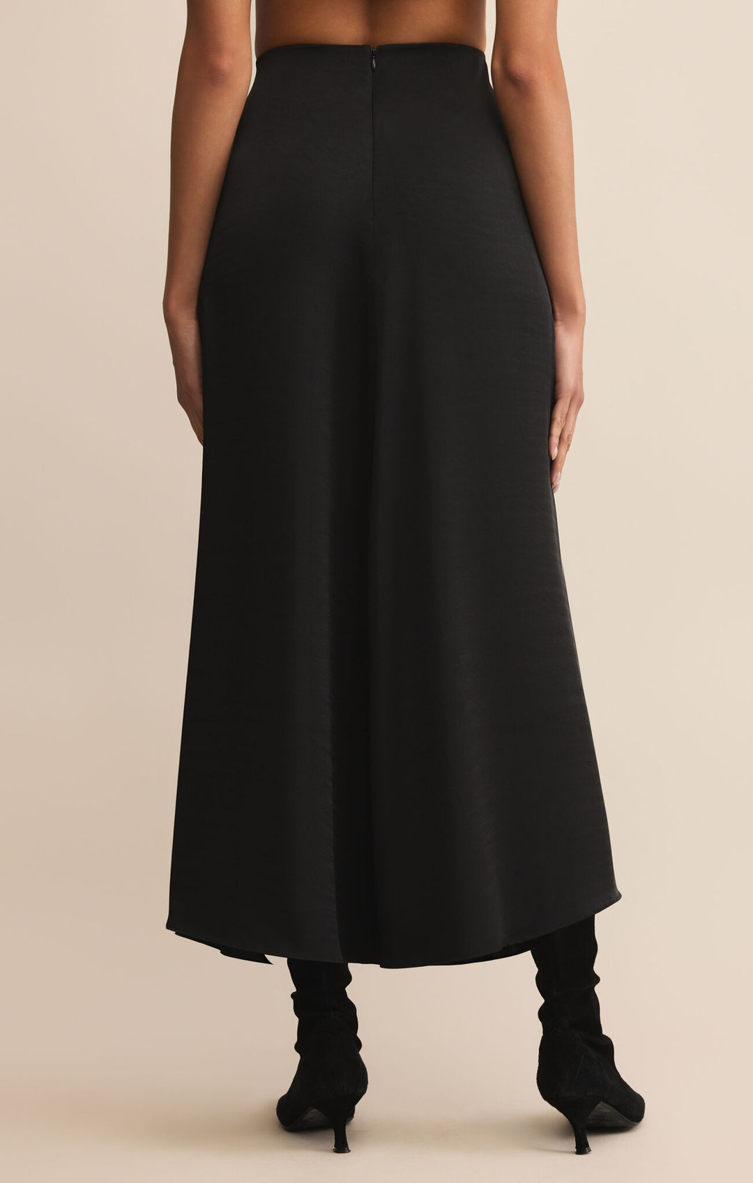 Z Supply: Northpointe Midi Skirt - Black