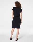 Spanx: Airessentials Gathered Waist Dress - Very Black