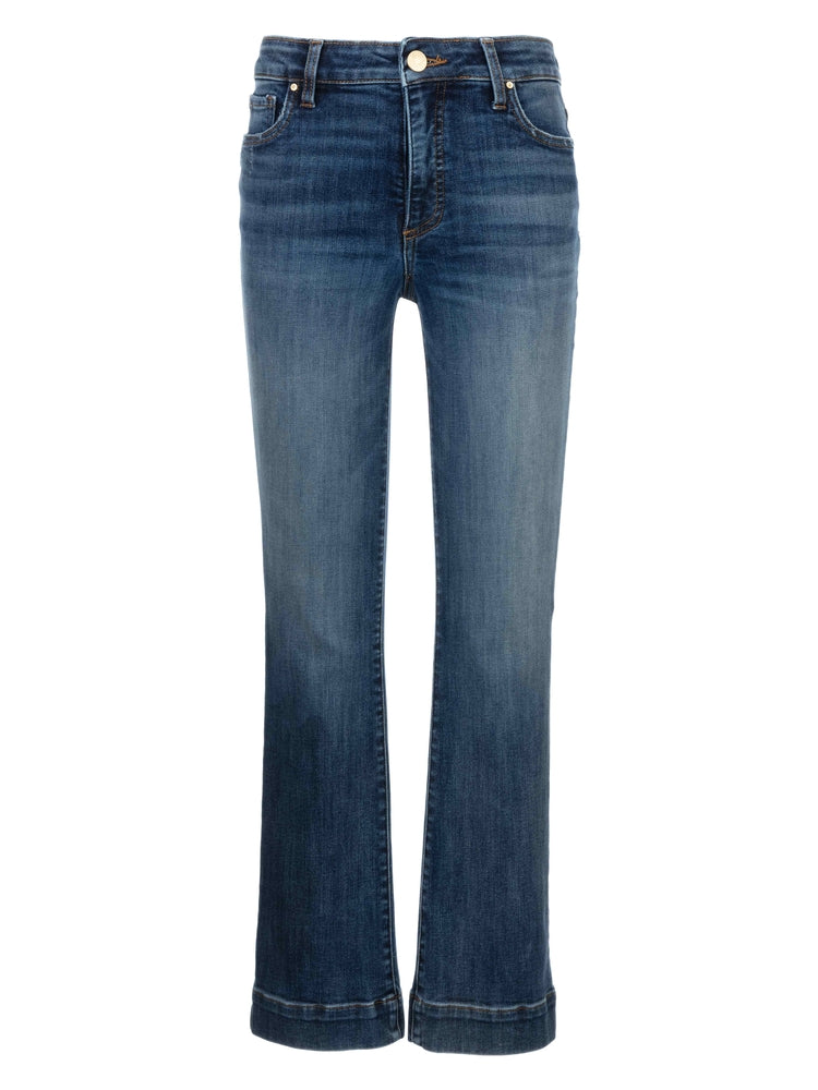 KUT: Kelsey  High Rise Ankle Flare With Wide Hem  - Vibrant