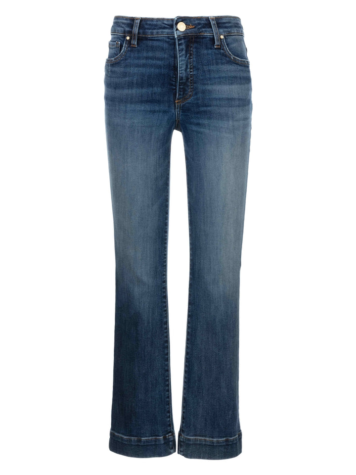 KUT: Kelsey  High Rise Ankle Flare With Wide Hem  - Vibrant