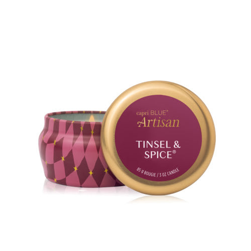 Tinsel & Spice Artisan Winter Bazaar Mini Tin 8oz