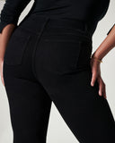 Spanx: Flare Jeans Petite - Clean Black