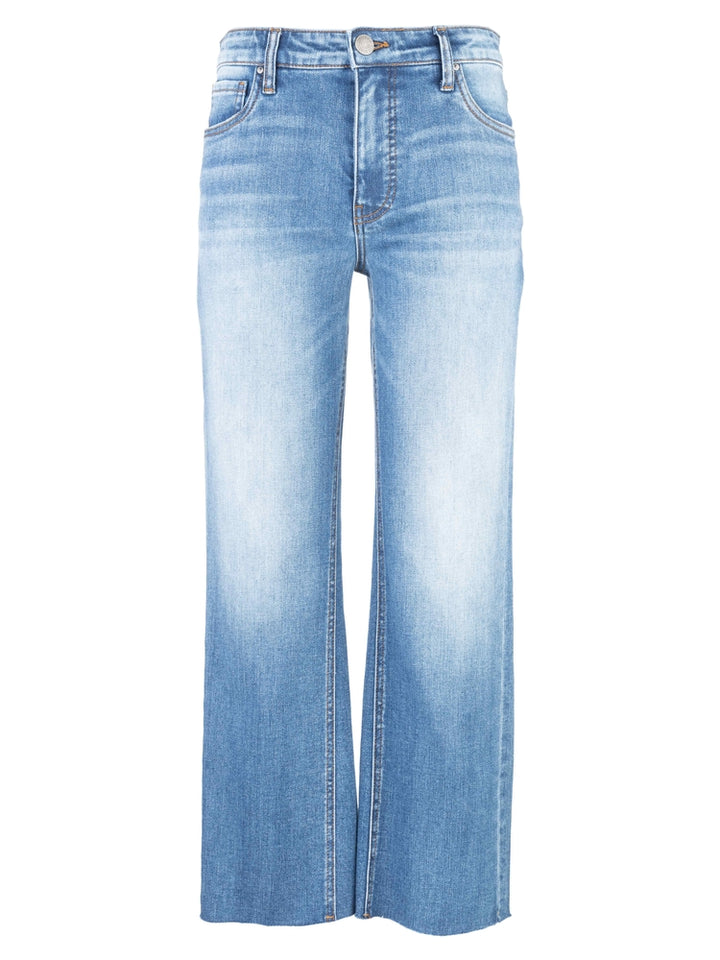 KUT: Kelsey High Rise Inset Raw Hem - Brace