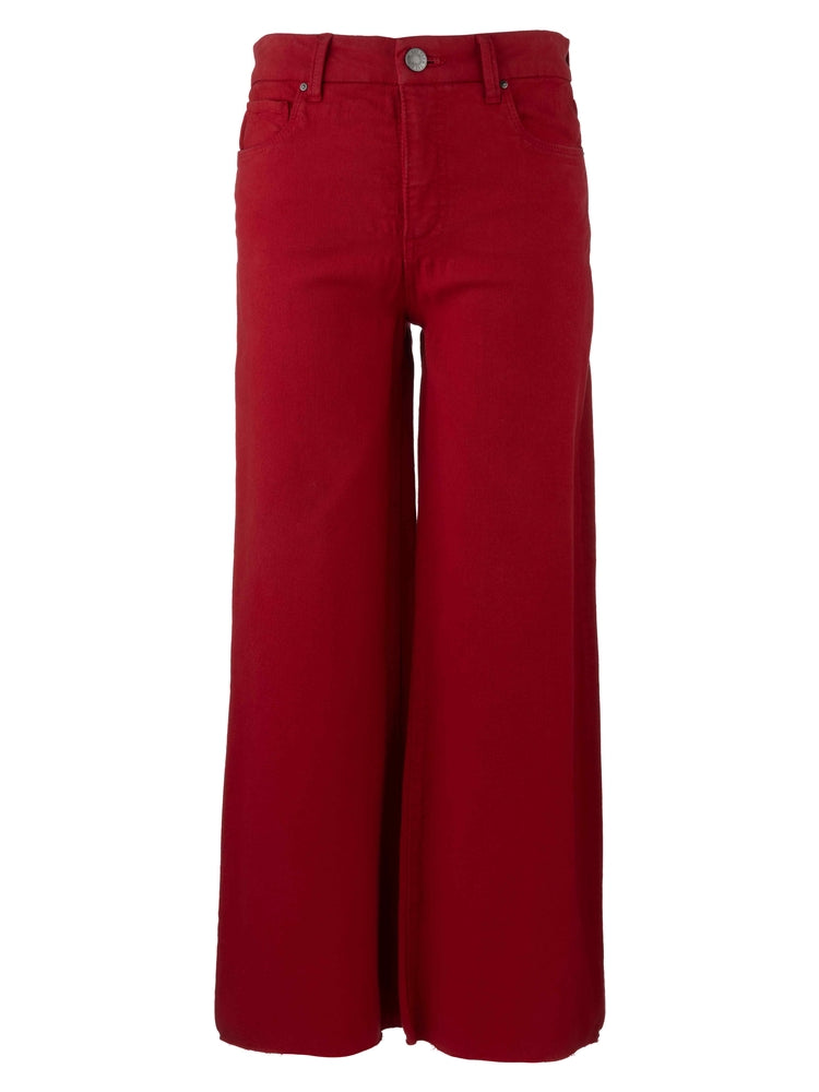 KUT: Meg High Rise Wide Leg - Ruby Red