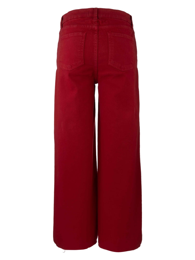 KUT: Meg High Rise Wide Leg - Ruby Red