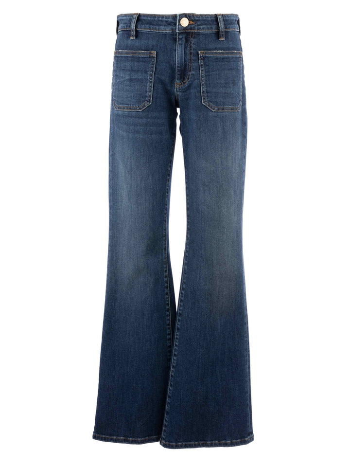 KUT: ANA FLARE WITH PATCH POCKETS - DEDUCTIVE