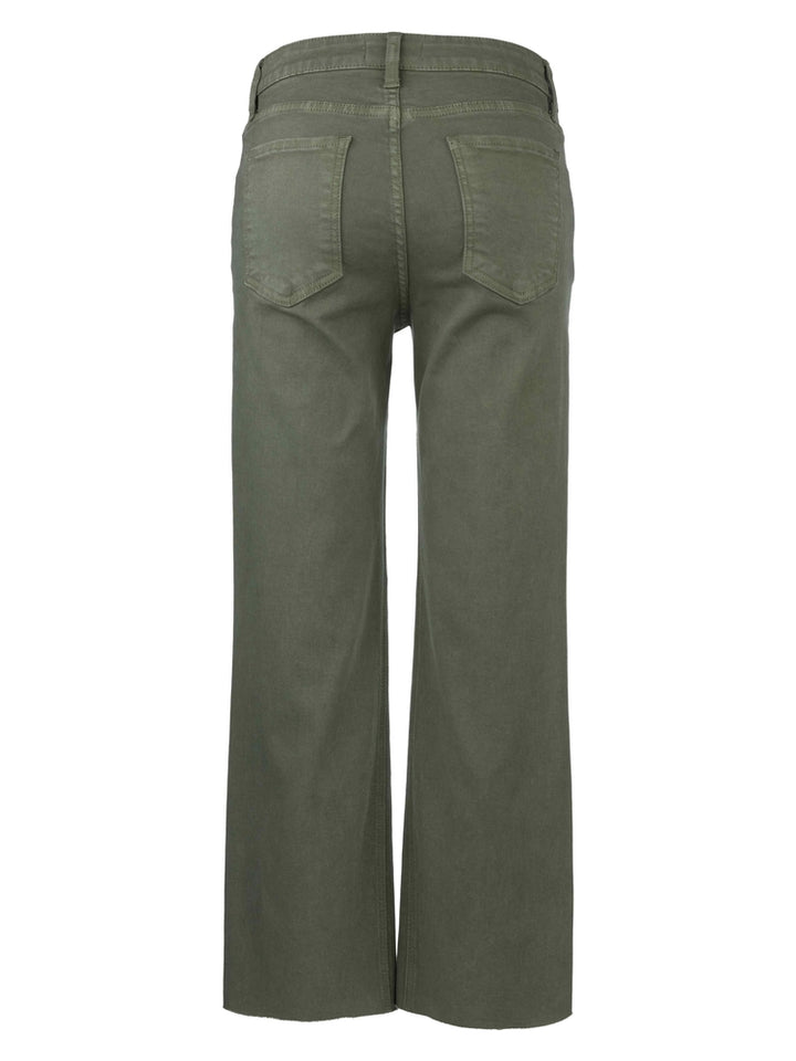 KUT: Kelsey High Rise Ankle Flare - Sage Green
