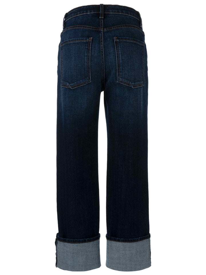 KUT: SIENNA HIGH RISE STRAIGHT LEG-ROLL UP 5"