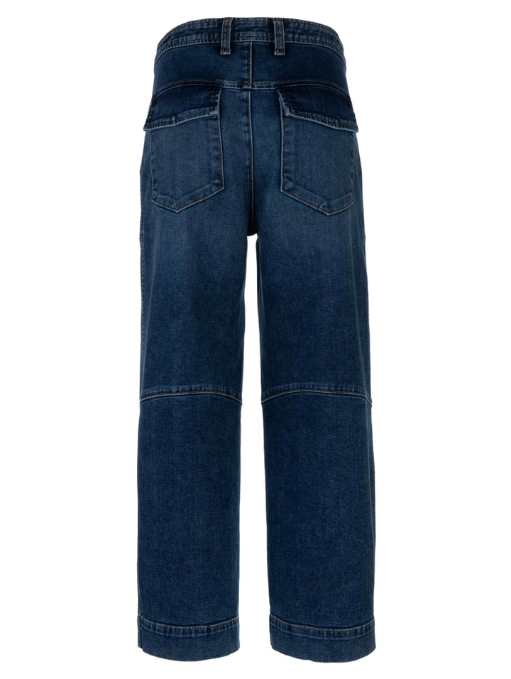 KUT: Ashton High Rise Barrell Leg Jean - Medium Wash