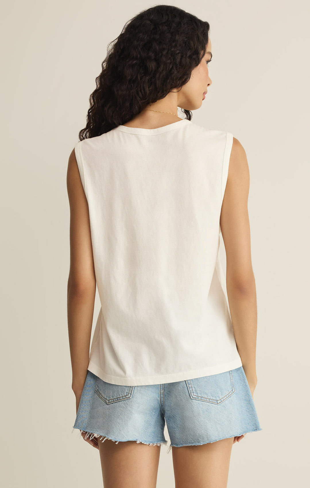 Z Supply: Heart Muscle Tank-  Sea Salt