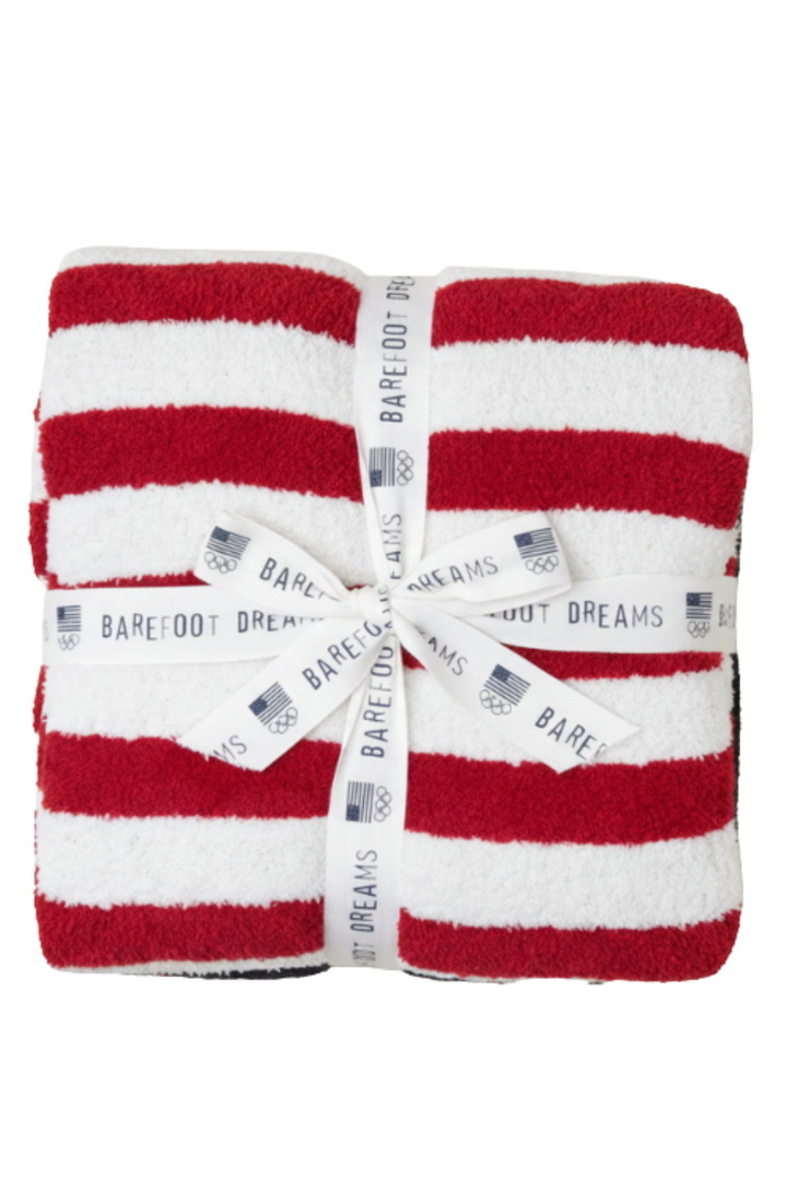 Barefoot Dreams: CozyChic® Team USA Stars And Stripes Throw
