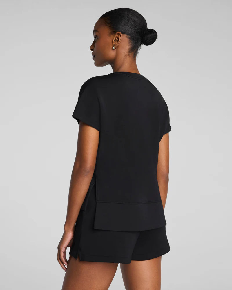 SPANX AirEssentials® Crewneck Tee - Very Black