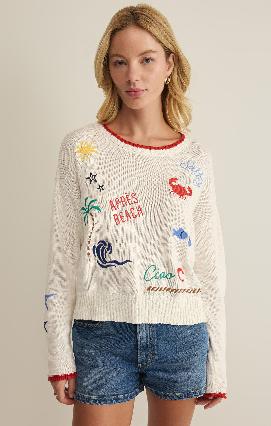 Z Supply: Seas The Day Sienna Sweater - Multi