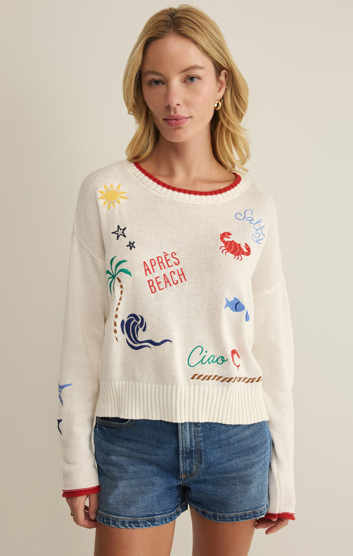 Z Supply: Seas The Day Sienna Sweater - Multi
