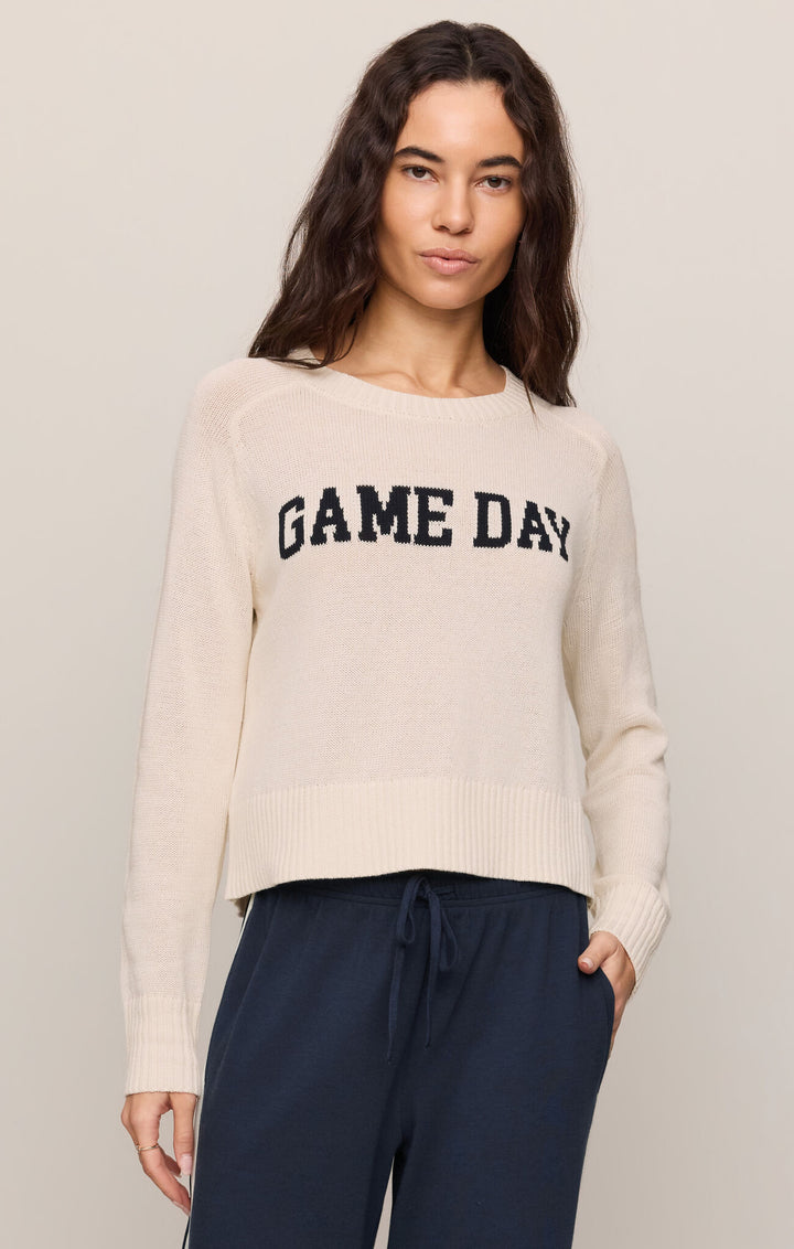 Z Supply: Gameday Varsity Stand In Sweater - Sandstone