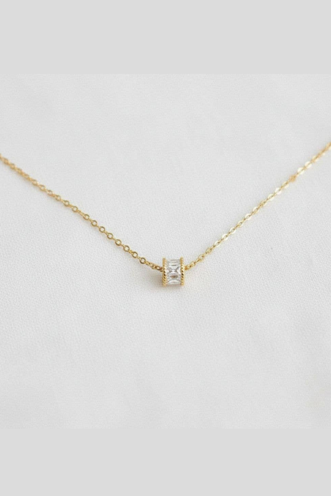 Cubic Zirconia Pendant Necklace