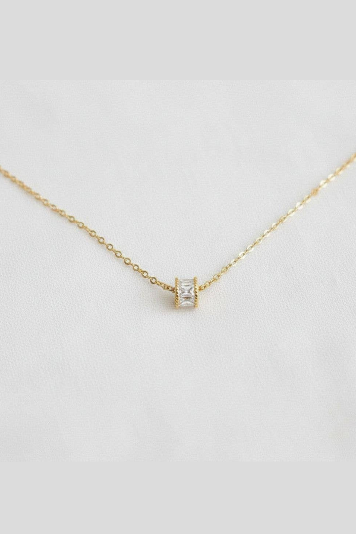 Cubic Zirconia Pendant Necklace