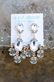 To The Max Rhinestone Dangle Earring - A Cut Above Boutique