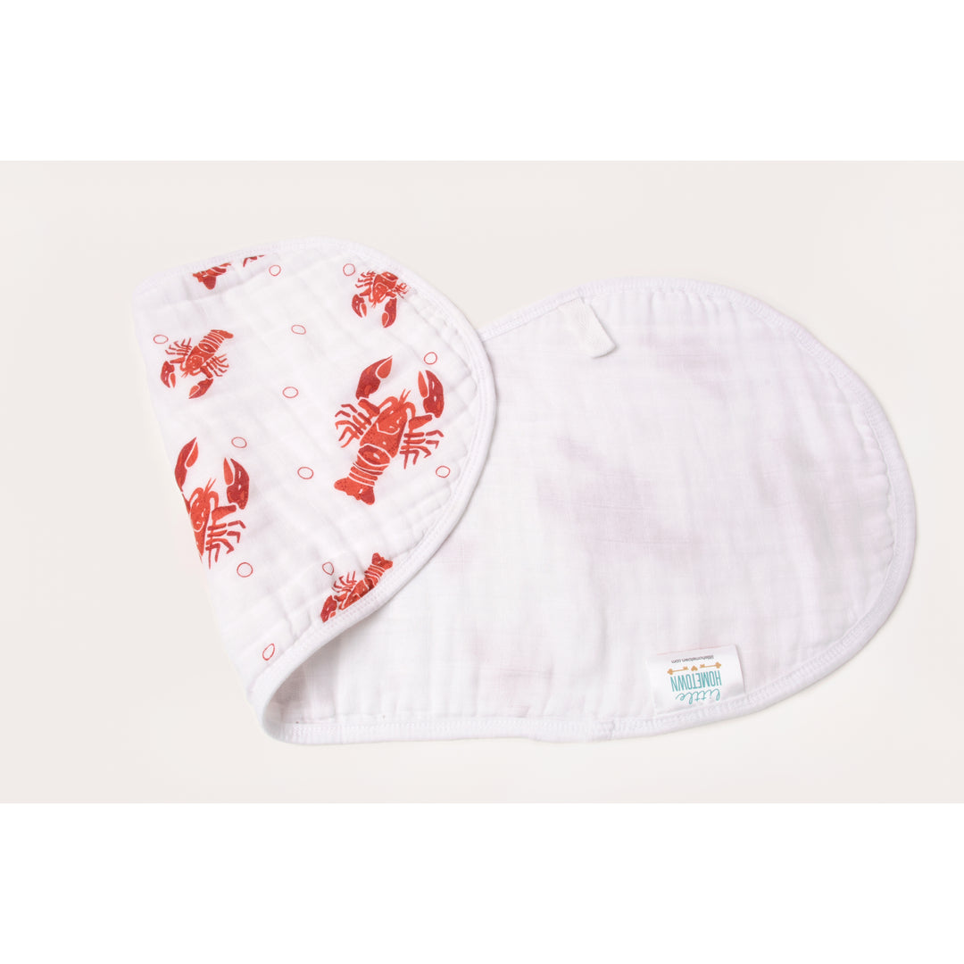 Heads or Tails Burp and Bib