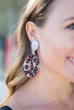 Forever Beaded Leopard Earring - A Cut Above Boutique