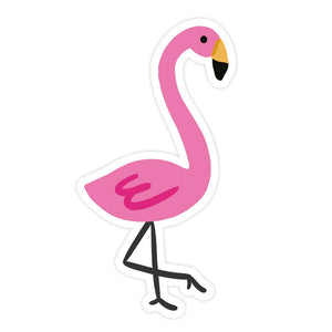 Flamingo Vinyl Sticker - Cute Beach Sticker