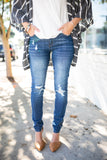 Hold On Distressed Jean - A Cut Above Boutique