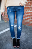 Hold On Distressed Jean - A Cut Above Boutique
