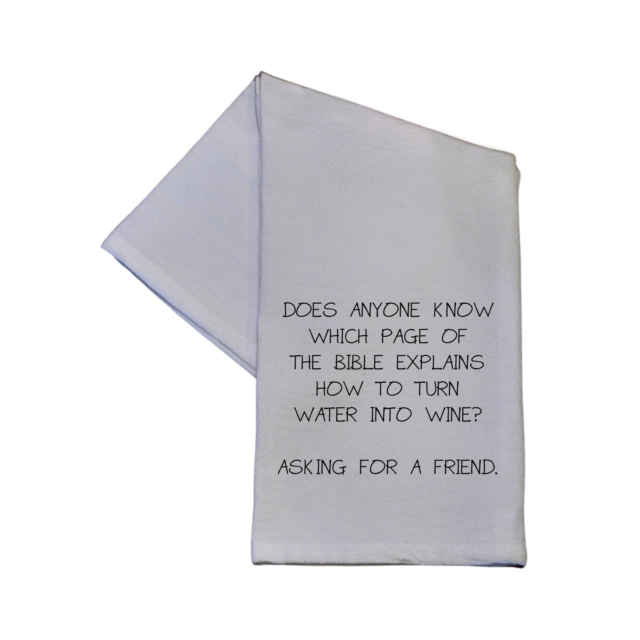 Turn Water Into Wine Tea Towel - Thumbnail 4