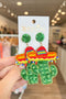 Sombrero Meets Cactus Beaded Earrings