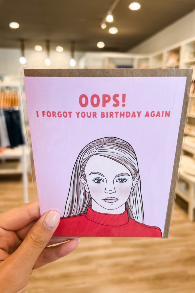 Oops, birthday | Funny Birthday Card