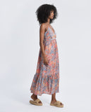 Molly Bracken: Pink Isabelle Paisley Maxi Dress