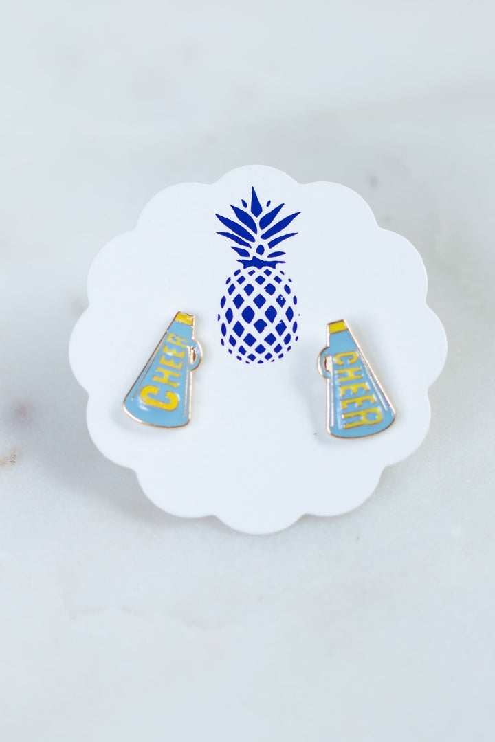 Cheer Enamel Stud Earrings