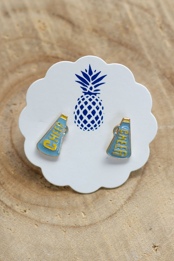 Cheer Enamel Stud Earrings