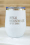 Real Housewives Of St Johns Wine Tumbler - White