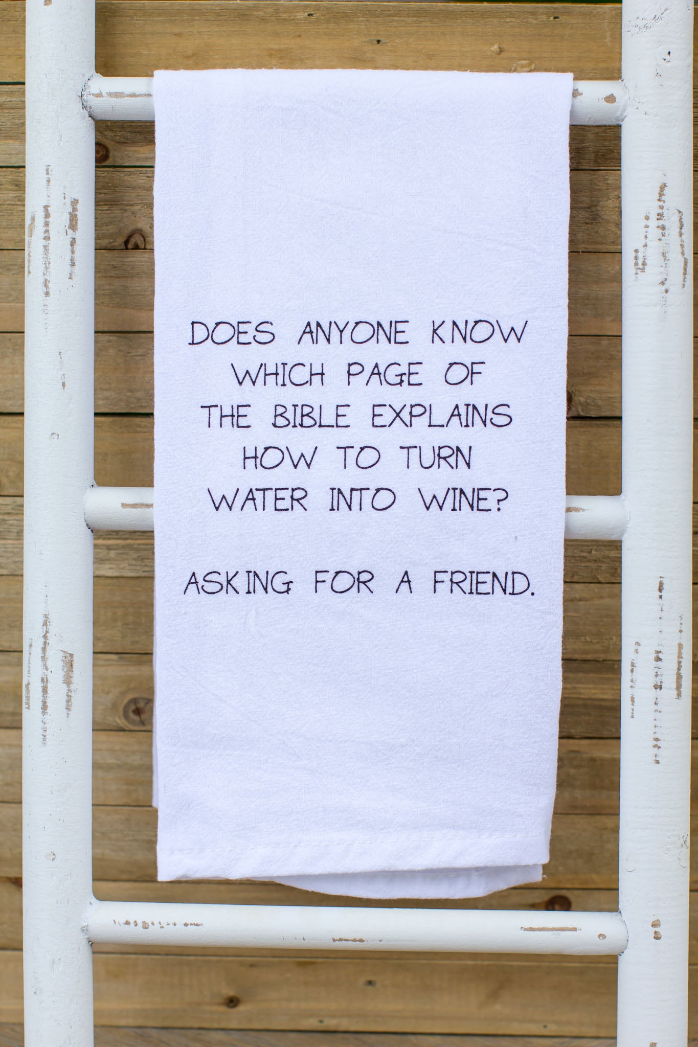Turn Water Into Wine Tea Towel - Thumbnail 3