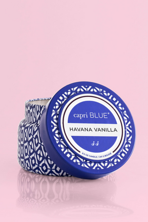 Havana Vanilla Printed Travel Tin, 8.5 oz - A Cut Above Boutique